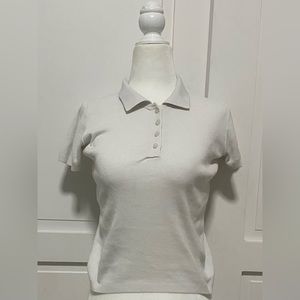 White Collared Shirt